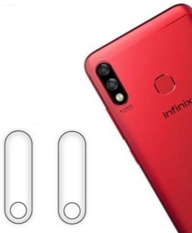 SHAKU Back Camera Lens Glass Protector for INFINIX-HOT-7-PRO  (Pack of: 2)