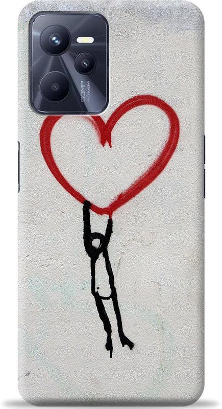 Loffar Back Cover for Realme C35  (Grey, Shock Proof)