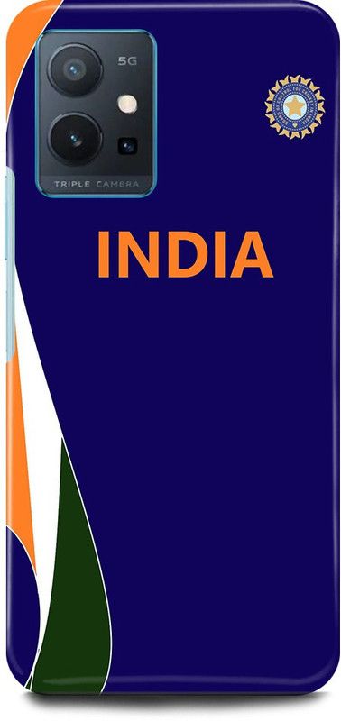JUGGA Back Cover for OPPO A96, CPH2333, INDIA, JERSY, TEAM  (Blue, Hard Case, Pack of: 1)