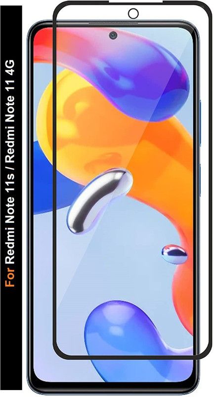 TempGlow Edge To Edge Tempered Glass for Mi Note 11s / Note 11 4G  (Pack of 1)