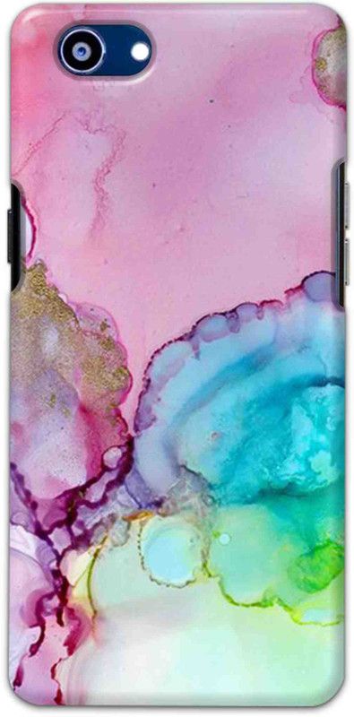NDCOM Back Cover for Realme 1 Colors Marble Printed  (Multicolor, Hard Case, Pack of: 1)