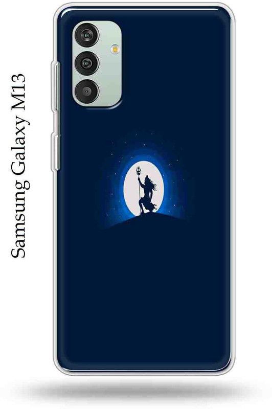 Mystry Box Back Cover for Samsung Galaxy M13  (Blue, Shock Proof, Silicon, Pack of: 1)