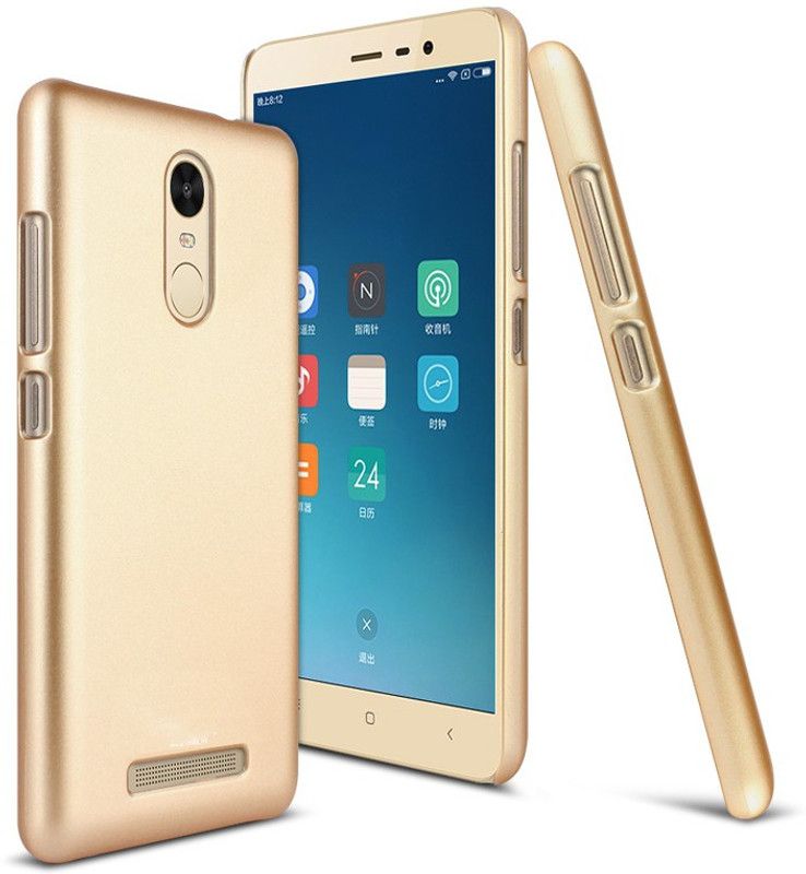 Kapa Back Cover for Mi Redmi Note  (Gold, Pack of: 1)