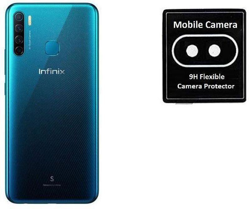 Mudshi Back Camera Lens Glass Protector for Infinix S5  (Pack of: 1)
