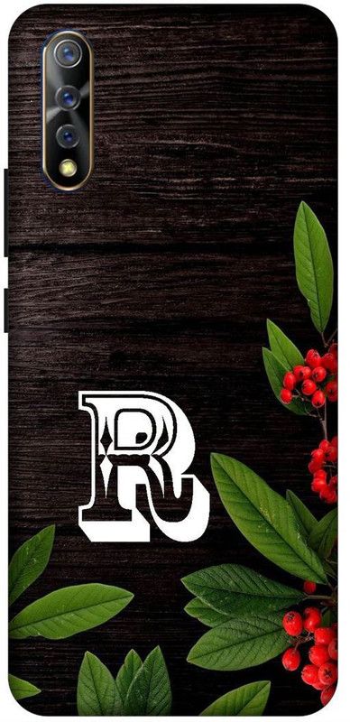 KARJUN Back Cover for Vivo Z1x, vivo 1917 R Alphabet Printed  (Multicolor, Shock Proof, Pack of: 1)