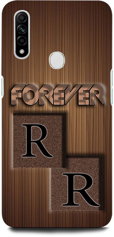 INTELLIZE Back Cover for OPPO A31 RR, R LOVE R, R LETTER, RR NAME  (Multicolor, Hard Case, Pack of: 1)