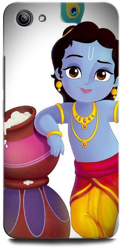 ORBIQE Back Cover for ViVO Y81i 1812/PD1732 KRISHNA, LORD KRISHNA, VASUDEV, GOD, KRISHN KANHIYA, RADHA  (Multicolor, Hard Case)