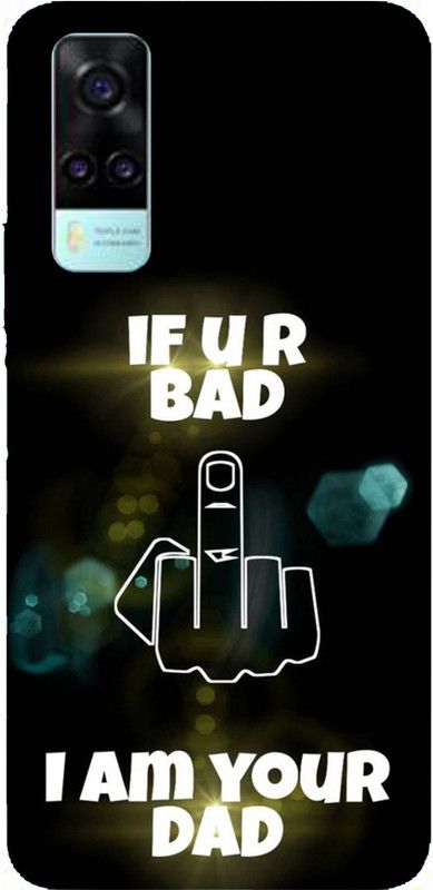 Yuphoria Back Cover for Vivo Y31  (Black, White, Grip Case, Silicon, Pack of: 1)