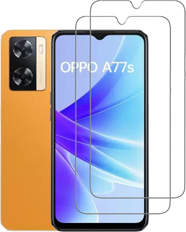 NSTAR Tempered Glass Guard for oppo A77s,oppo A77,Oneplus Nord N20 SE  (Pack of 2)