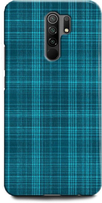 WallCraft Back Cover for Poco M2 BLUE, BLUE WALL, TEXTURE, ABSTRACT ART, PATTERN, CELL, GALAXY, SHIRT  (Multicolor, Dual Protection, Pack of: 1)