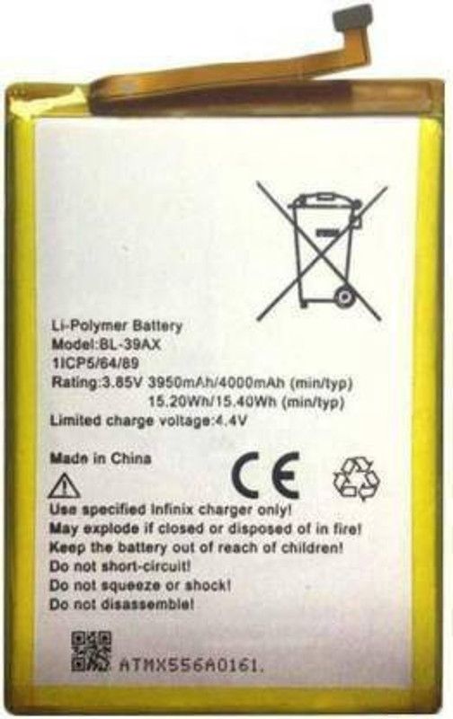 RD Traders Mobile Battery For INFINIX INFINIX One of the best replacement battery for INFINIX Infinix Hot 4 Pro X556 X5511 4000 MAH