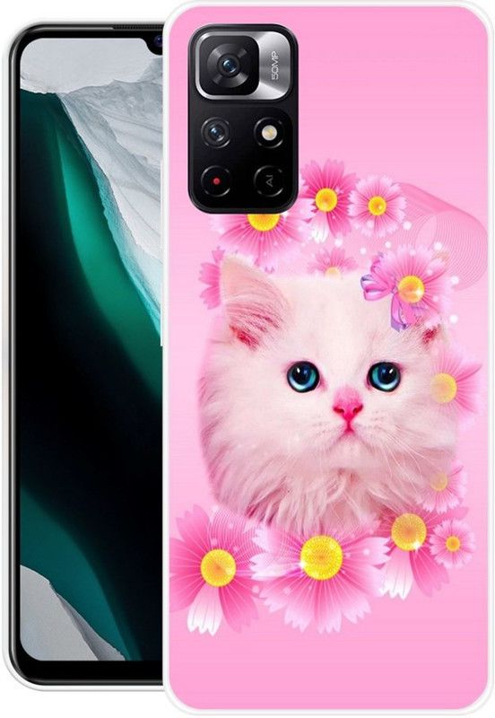 REALKING Back Cover for Redmi Note 11t  (Multicolor, Grip Case, Silicon, Pack of: 1)