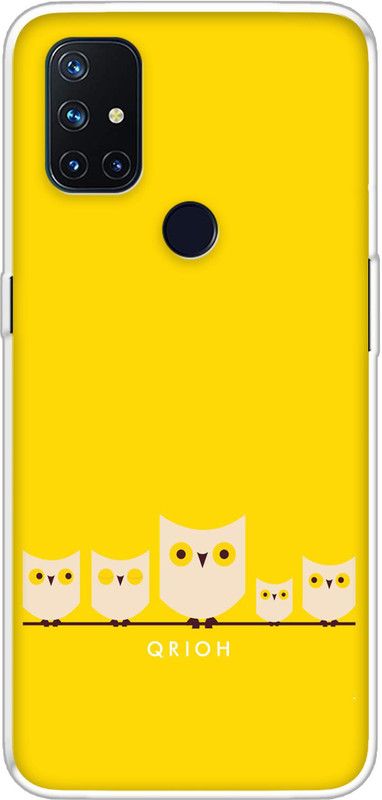 QRIOH Back Cover for Oneplus Nord N10  (Multicolor, Grip Case, Silicon, Pack of: 1)