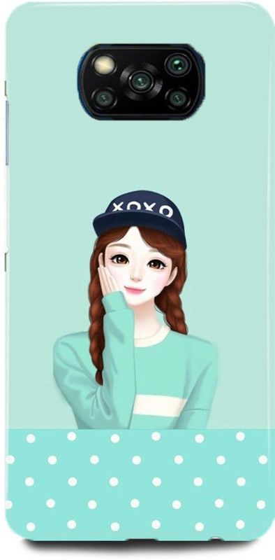 MP ARIES MOBILE COVER Back Cover for POCO X3, MZB9965IN,GIRL, ANIME, BTS, LOVELY GIRL, CARTOON, CUTE GIRL, DOLL  (Multicolor, Hard Case, Pack of: 1)