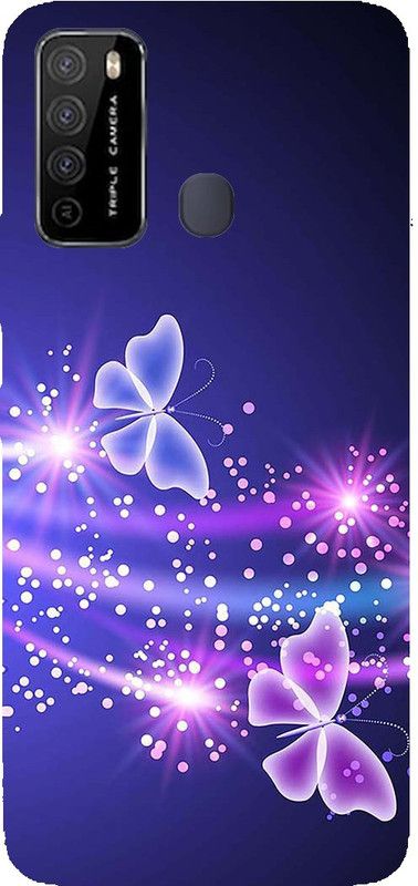 SmartNxt Back Cover for Itel Vision 2  (Blue, Flexible, Silicon)