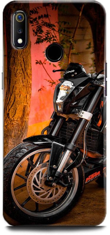 Afterglow Back Cover for Realme 3 KTM DUKE, KTM, PRINCE,BIKE, RACING BIKE,  (Multicolor, Shock Proof, Pack of: 1)