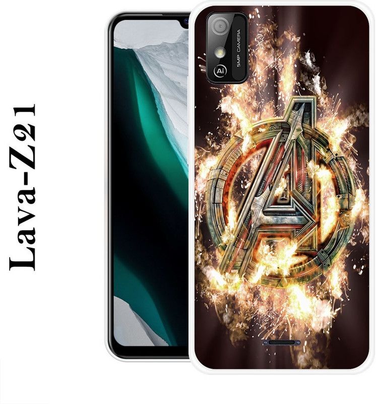 KLC Back Cover for Lava Z21  (Multicolor, Silicon)