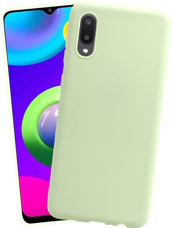 VAKIBO Back Cover for Samsung Galaxy M02  (Green, Flexible)