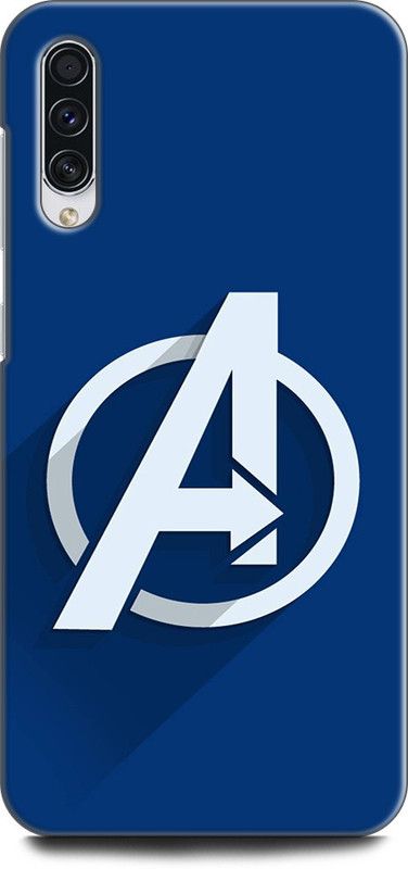 Afterglow Back Cover for SAMSUNG Galaxy A30s AVENGERS LOGO, AVENGERS SIGN, MARVEL, AVENGER, COMIC  (Multicolor, Shock Proof, Pack of: 1)