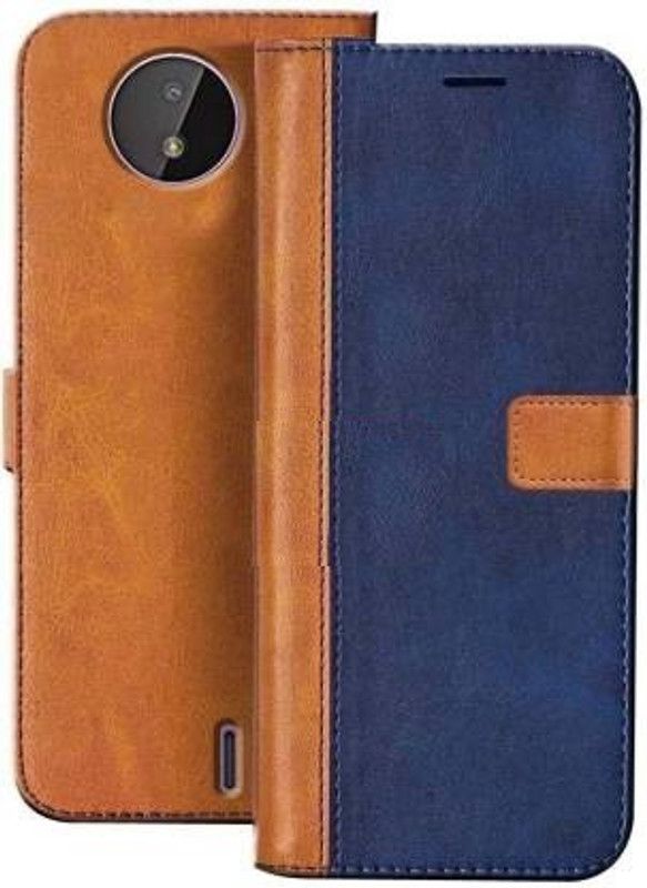 Urban Tech Flip Cover for Nokia C10Flip Case | Magnetic Closure | Shock Proof Wallet Flip Cover  (Multicolor, Magnetic Case, Pack of: 1)
