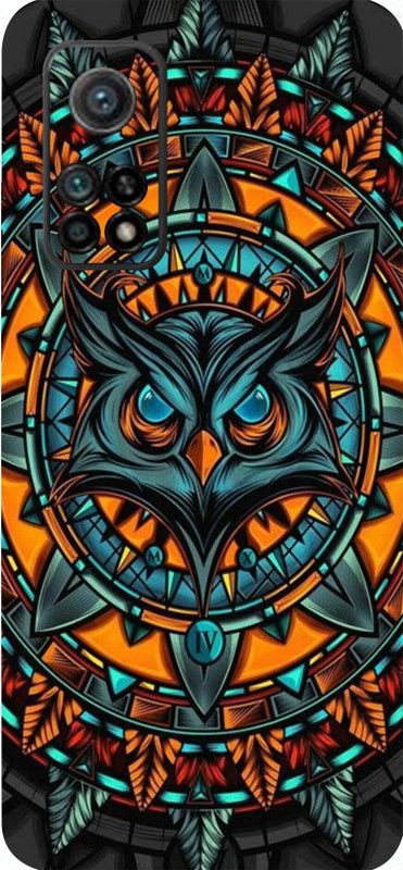 BugguSkin Mi 10T, mi 10t, MI 10T Mobile Skin  (Ultra Super Mighty Owl Skin With High Matte Finish.)