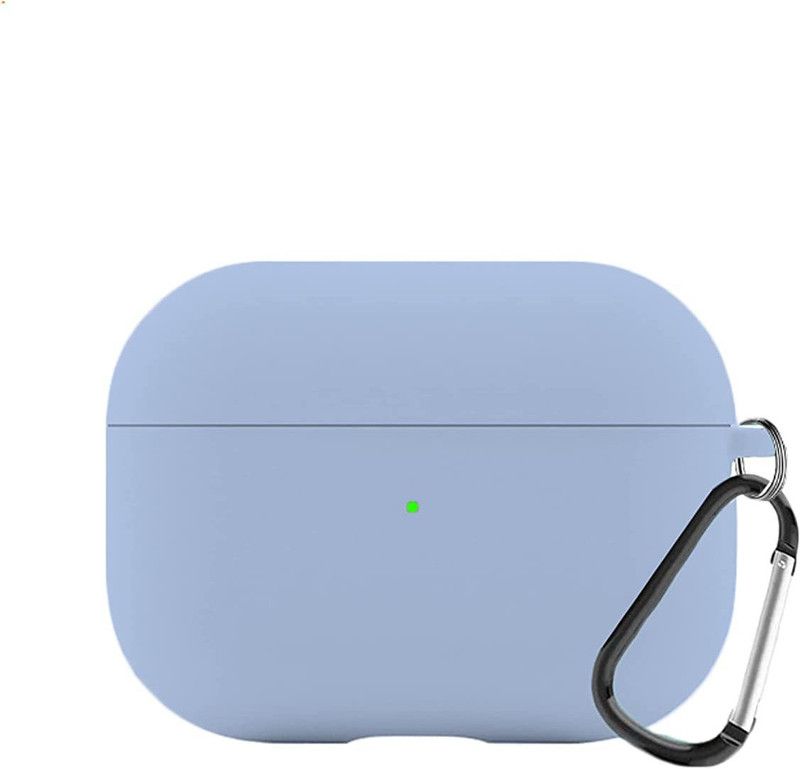welshfireshop Silicone Press and Release Headphone Case  (Mist blue)