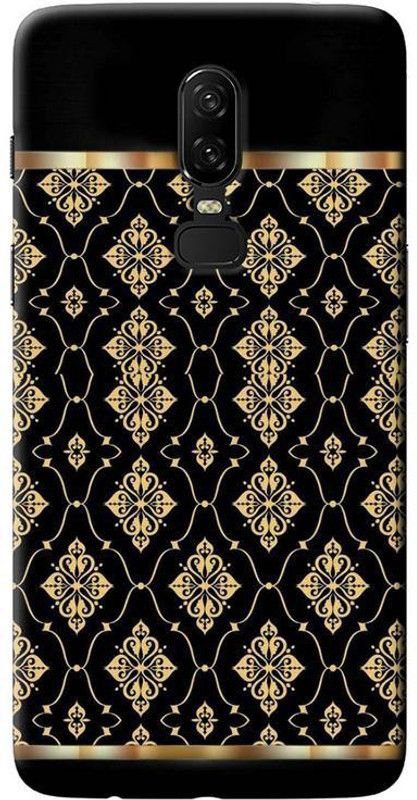 CoDecor Back Cover for OnePlus 6  (Gold, Hard Case, Pack of: 1)