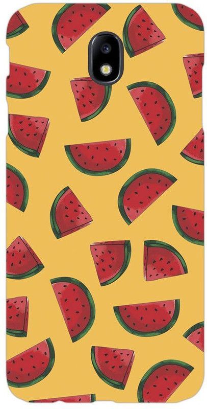 PrintVoo Back Cover for Samsung Galaxy J7 Pro  (Orange, Grip Case)