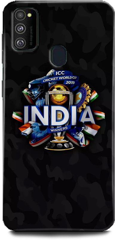 INDICRAFT Back Cover for Samsung Galaxy M21 INDIA JERSEY, DHONI, VIRAT KOHLI, ROHIT SHARMA, SPORTS  (Multicolor, Hard Case, Pack of: 1)