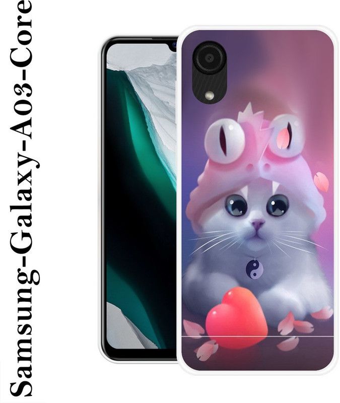 redfly Back Cover for Samsung Galaxy A03 Core  (Multicolor, Grip Case, Silicon)