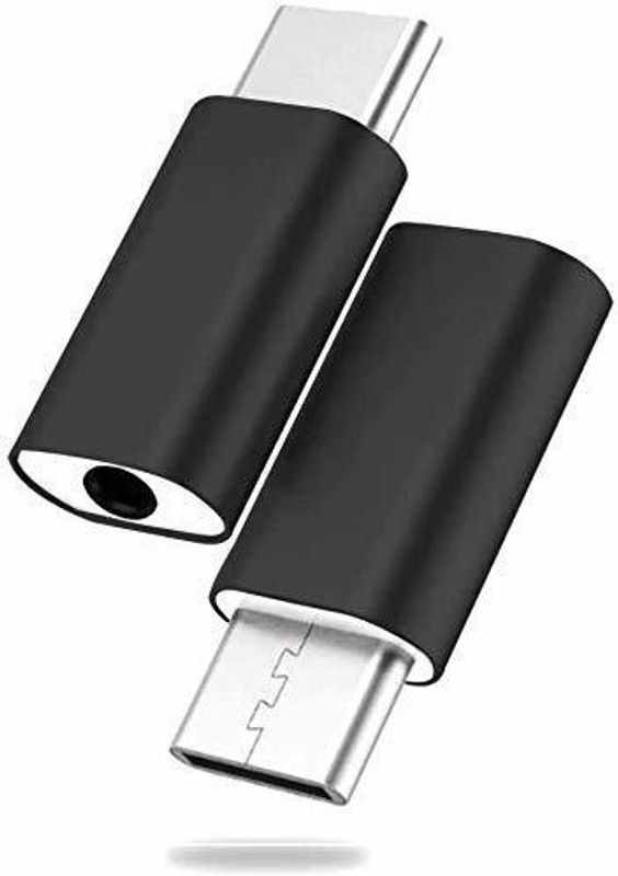 ES White & Black Type C to 3.5mm Converter For Oe Plus Flagship - without wire Phone Converter  (Android)