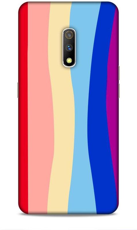 zingcart Back Cover for REALME X, Rainbow Pattern Printed Back Cover Case  (Multicolor, Hard Case, Pack of: 1)
