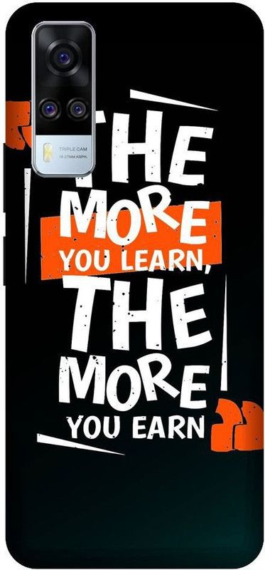 URCHIN Back Cover for Vivo Y51A Quotes, motivational, attitude, inpriratinal  (Multicolor, Shock Proof, Pack of: 1)
