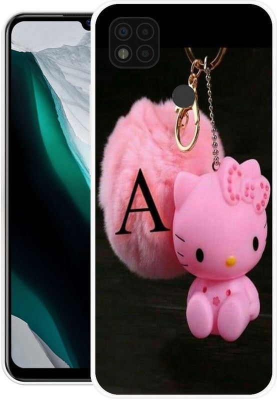 Khadoliya Back Cover for Redmi 9, Redmi 9C, POCO C31  (Pink, Black, Grip Case, Silicon)