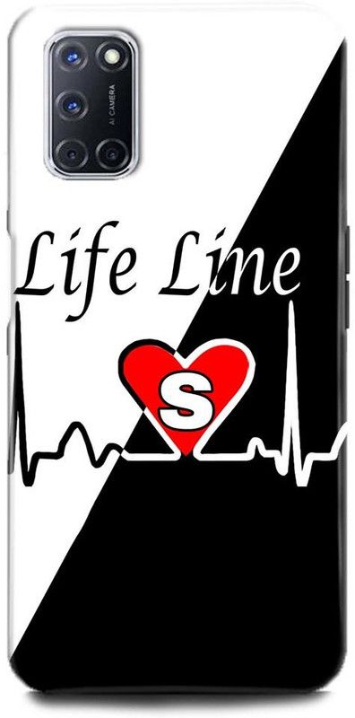 MP ARIES MOBILE COVER Back Cover for Samsung Galaxy A71 LIFE LINE S LETTER PRINTED  (Multicolor, Hard Case, Pack of: 1)