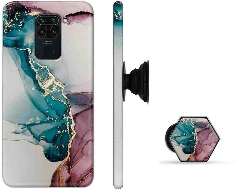 Golden Owl Back Cover for Mi Redmi Note 9  (Multicolor, Cases with Holder, Pack of: 2)
