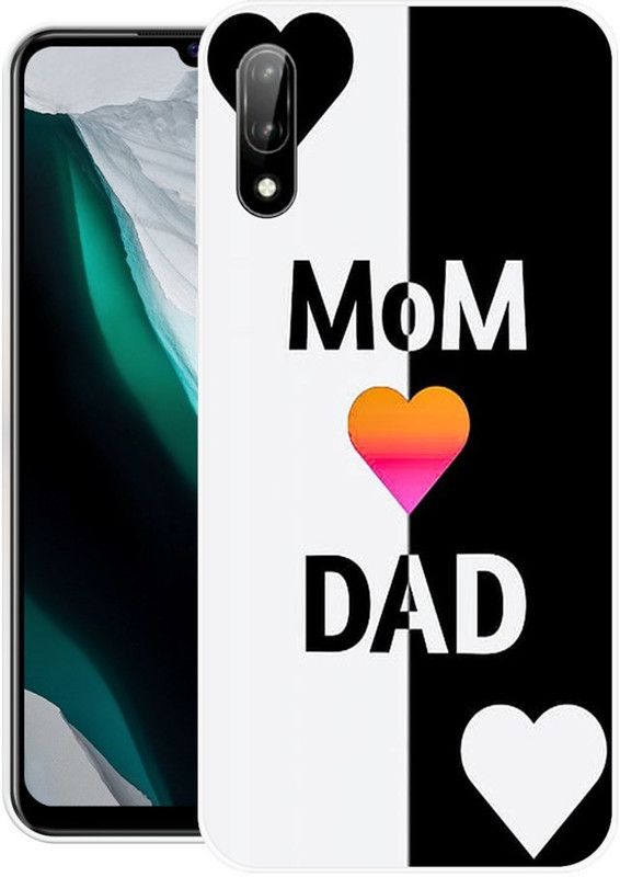 Looy Back Cover for LG W11  (White, Flexible, Silicon, Pack of: 1)