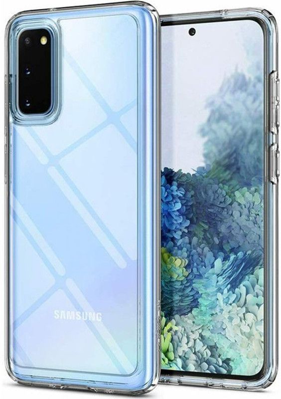 CASE CREATION Back Cover for Samsung S20 FE Back Case  (Transparent, Grip Case, Silicon, Pack of: 1)