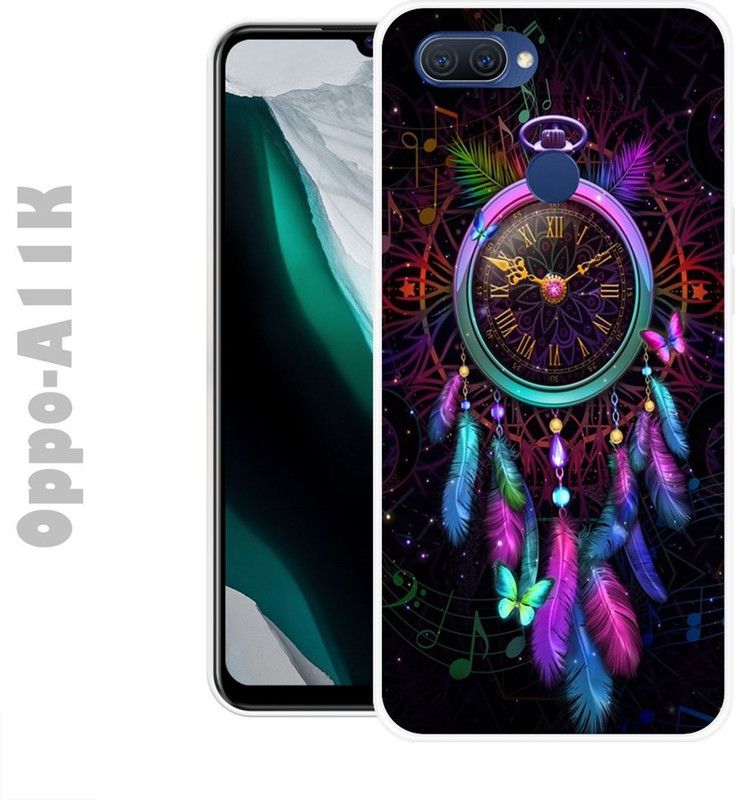 CellWorld Back Cover for Oppo A11K  (Multicolor, Silicon)
