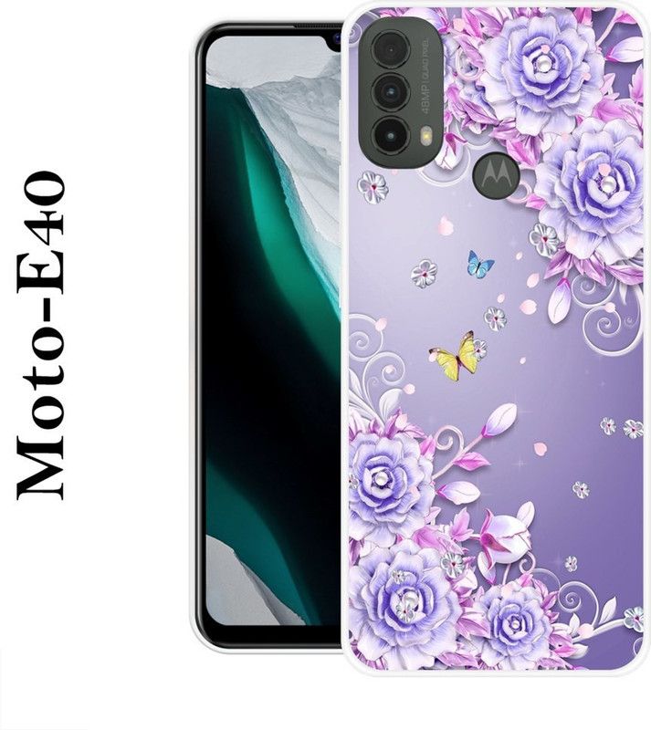 JATLAND Back Cover for Motorola Moto E40  (Multicolor, Silicon)