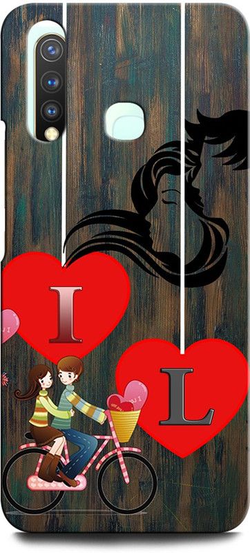 ORBIQE Back Cover for VIVO Y19 1915/PD1934F_EX IL, I LOVE L, L LOVE I, I LETTER, L LETTER, IL NAME  (Multicolor, Hard Case, Pack of: 1)