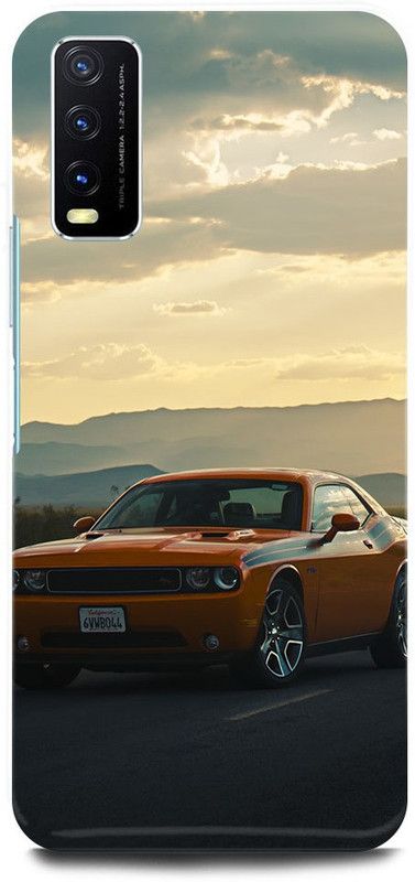 ZIGTOZAG SHOPPE Back Cover for vivo Y20T , PD2093F_EX/V2129, CAR, FAST, BMW, RACE, STRIPES,  (Multicolor, Hard Case)
