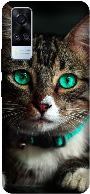 URCHIN Back Cover for Vivo Y51 Cat, Animal, Cute cat, funny, Pussycat, Meow  (Multicolor, Shock Proof, Pack of: 1)