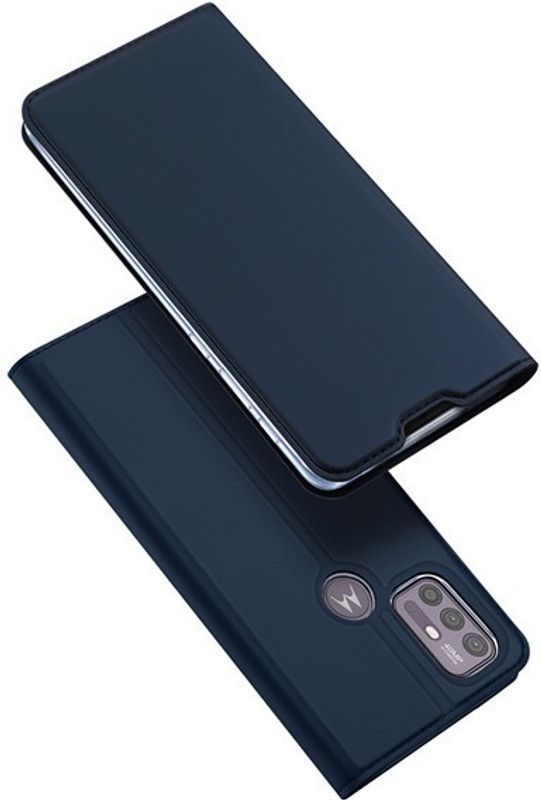 SmartPoint Flip Cover for Motorola Moto G10 Power  (Blue, Shock Proof, Pack of: 1)