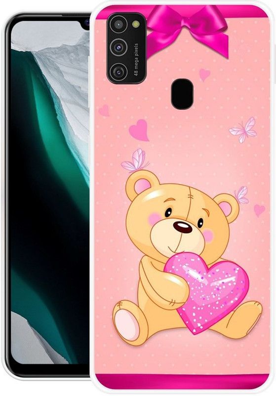 Chahar Back Cover for Samsung Galaxy M21, Samsung Galaxy M30s  (Pink, Grip Case, Silicon, Pack of: 1)