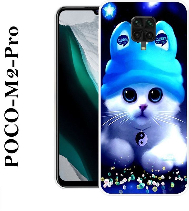 REDFLY Back Cover for Poco M2 Pro  (Multicolor, Silicon)