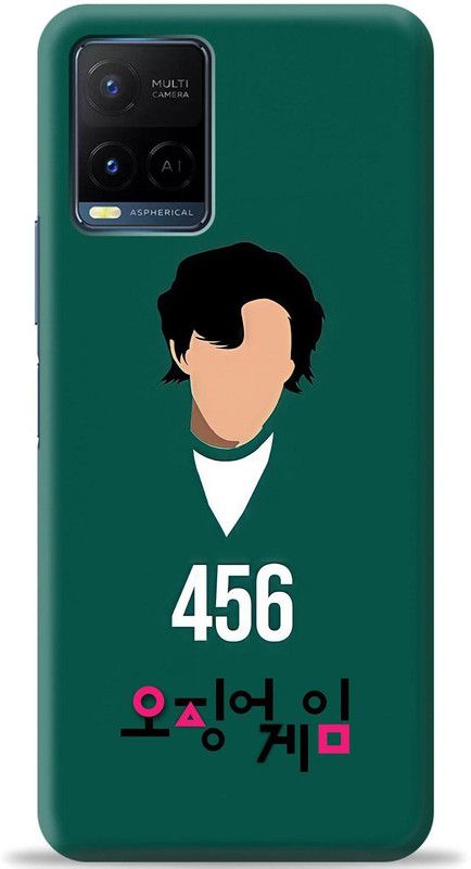 Crafter Back Cover for Vivo Y21A  (Green, Shock Proof, Pack of: 1)