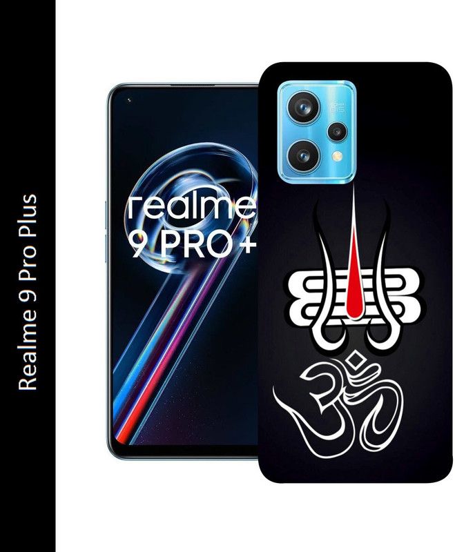 Ghumakkad Back Cover for Realme 9 Pro Plus  (Black, White, Grip Case, Silicon)