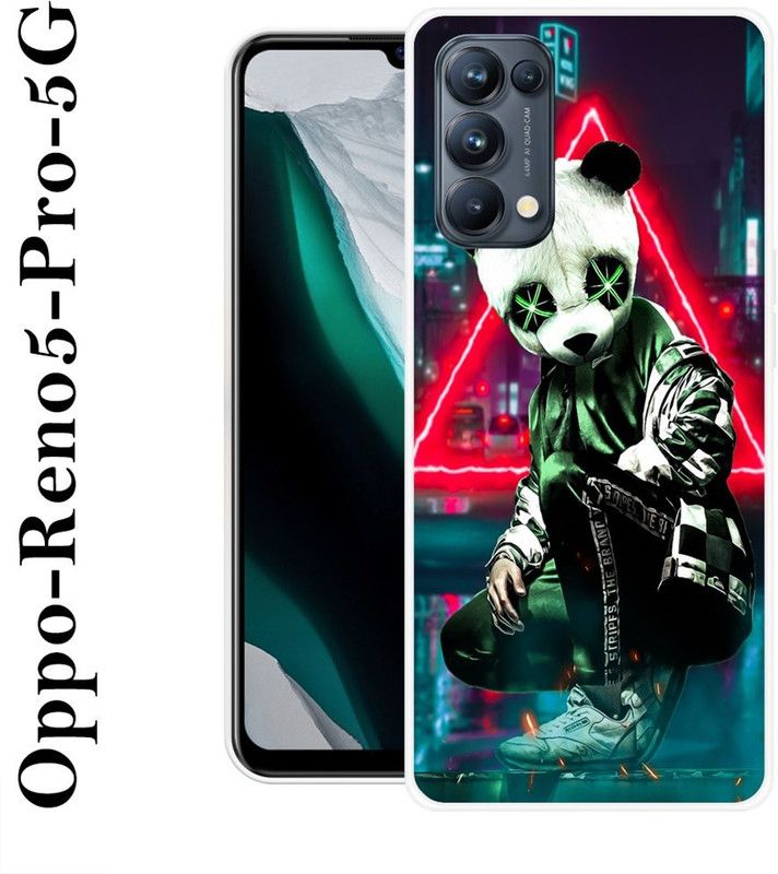 PALWALE BALAJI Back Cover for Oppo Reno5 Pro 5G  (Multicolor, Grip Case, Silicon)
