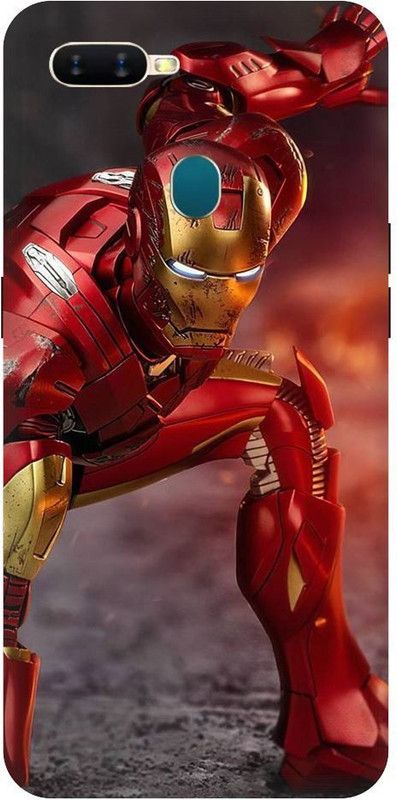 URCHIN Back Cover for Oppo A7 Iron Man, Love You 3000, Superhero, Avengers,Tony Stark, comic  (Multicolor, Shock Proof, Pack of: 1)
